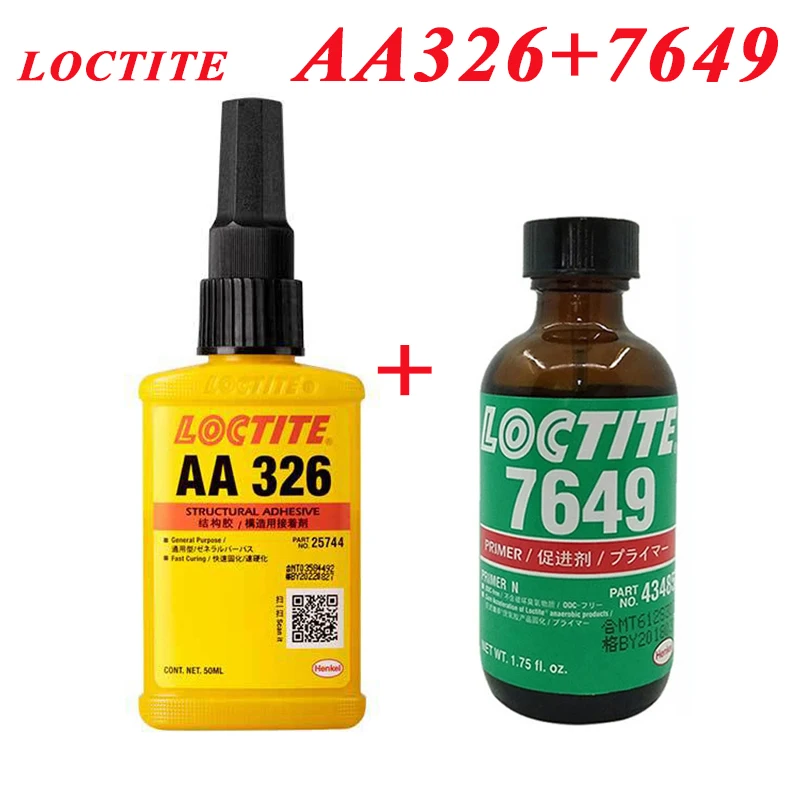 

Loctite AA326 and 7649 original Structural Adhesive Magnet Metal Adhesive Acrylic Structural Adhesive Magnetic Steel speakers