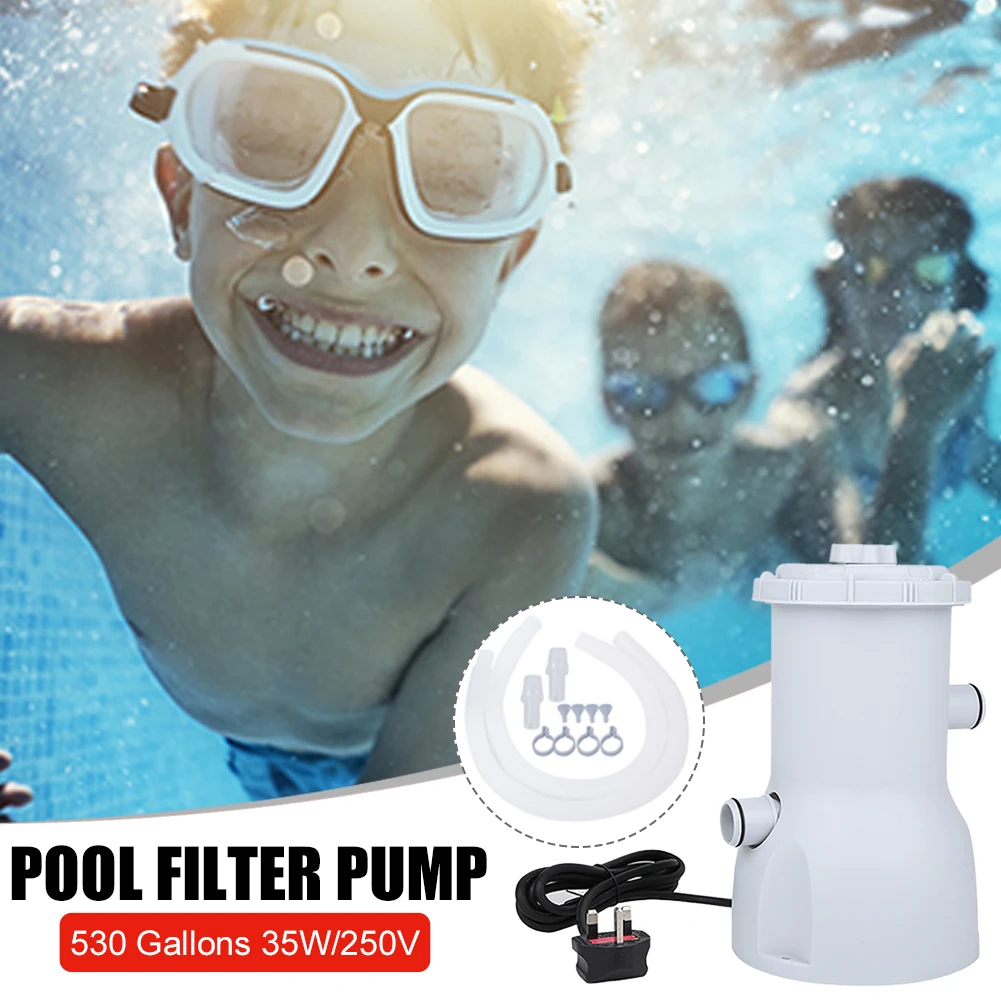 Swimming Pool Filter 250V Electric 530GPH Pump Flow Rate Pool Fish Pond Pump with Filter Replacement Accessories
Swimming Pool Filter 250V Electric 530GPH Pump Flow Rate Pool Fish Pond Pump with Filter Replacement Accessories