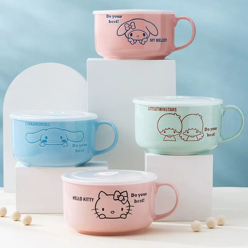 Kawaii Anime Sanrioed Bowl Hello Kitty Cinnamoroll Ceramic Household Children Instant Noodles Fruit Bento Box Tray Gift
Kawaii Anime Sanrioed Bowl Hello Kitty Cinnamoroll Ceramic Household Children Instant Noodles Fruit Bento Box Tray Gift