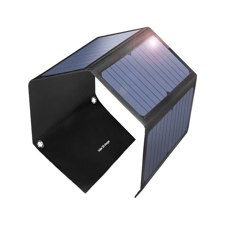 28W Foldable Portable Solar Charger with QC 3.0 Quick Charging 3 USB Port for Cell Phone iPad Samsung Tablet
28W Foldable Portable Solar Charger with QC 3.0 Quick Charging 3 USB Port for Cell Phone iPad Samsung Tablet