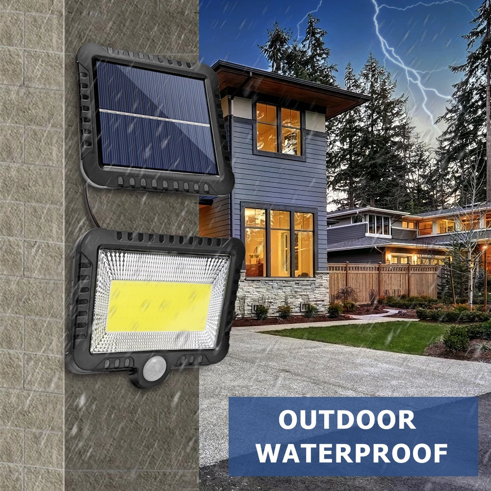 Solar Street Lights 120LED COB Motion Sensor Night Lighting Waterproof IP65 Lamp for Path Outdoor Garden Wall embellishment
Solar Street Lights 120LED COB Motion Sensor Night Lighting Waterproof IP65 Lamp for Path Outdoor Garden Wall embellishment