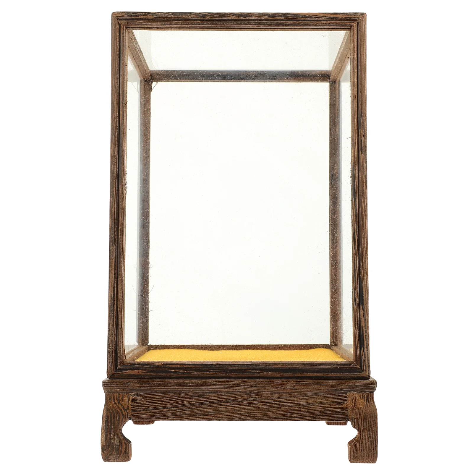 Wood Crafts Glass Cover Display Cabinet Figurine Holder Transparent Box Dust-proof Model Case Desktop
Wood Crafts Glass Cover Display Cabinet Figurine Holder Transparent Box Dust-proof Model Case Desktop