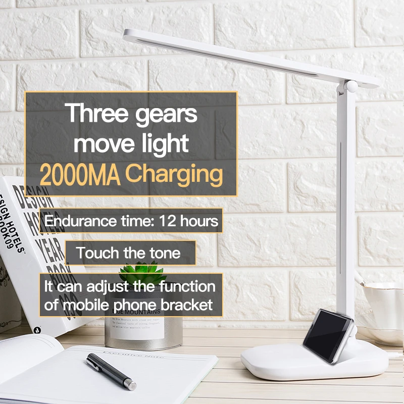 Table Lamp Eyes Protection Touch Dimmable LED Light Student Dormitory Bedroom Reading USB Rechargable Desk Lamp USB Chargeable
Table Lamp Eyes Protection Touch Dimmable LED Light Student Dormitory Bedroom Reading USB Rechargable Desk Lamp USB Chargeable
