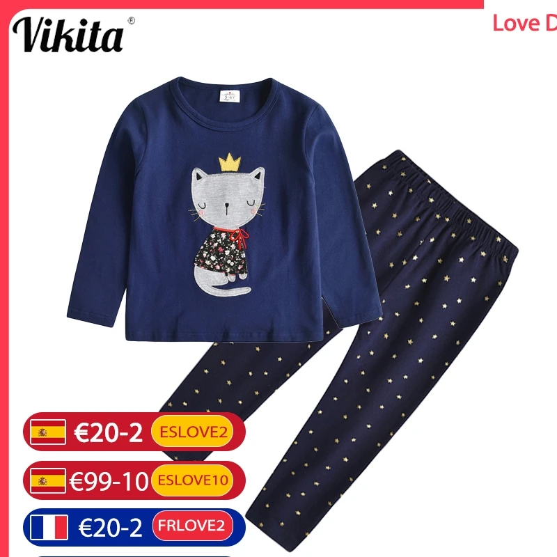 VIKITA Girls Clothing Sets Long Sleeve Suits Toddlers Girls Clothes Outfits Kids Tracksuit for Girls Sets Children Clothing
VIKITA Girls Clothing Sets Long Sleeve Suits Toddlers Girls Clothes Outfits Kids Tracksuit for Girls Sets Children Clothing