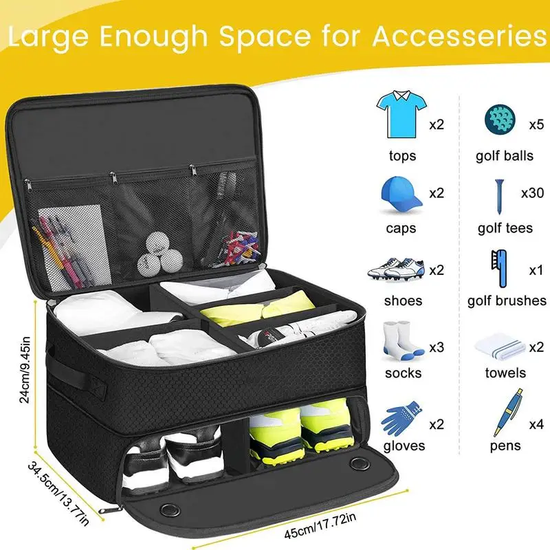 Golf Organizer for Car Outdoor Foldable Golf Supplies Storage Bag Portable Unisex Golf Ball Box for Trunk Space Saving Bag
Golf Organizer for Car Outdoor Foldable Golf Supplies Storage Bag Portable Unisex Golf Ball Box for Trunk Space Saving Bag