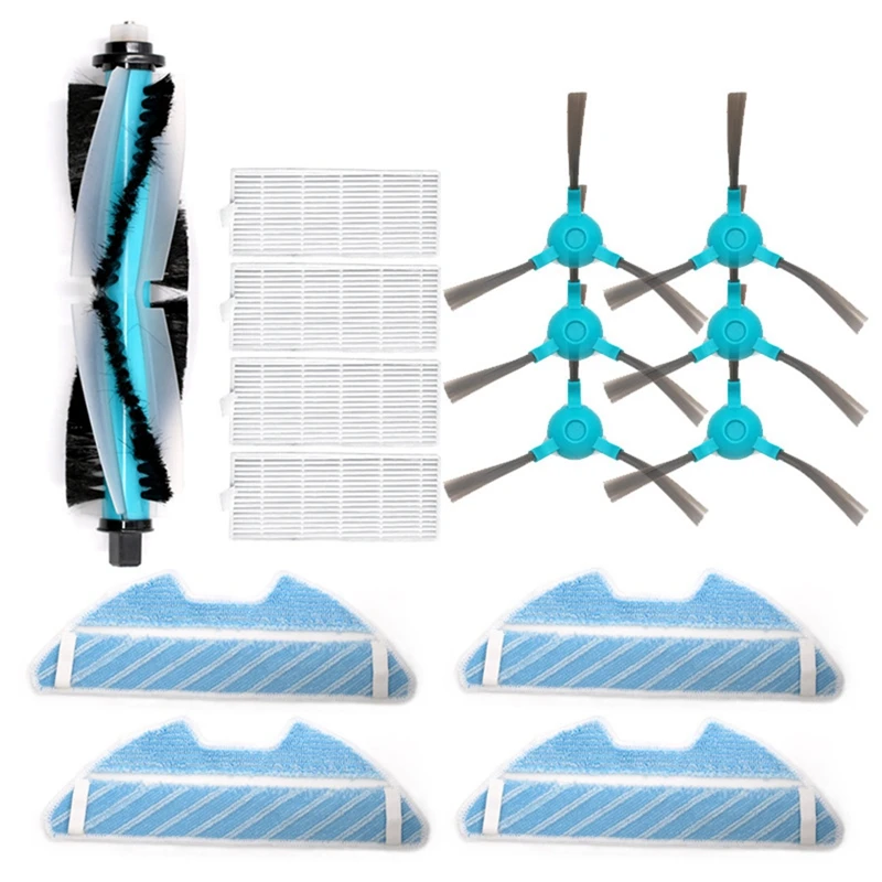 Replacement For Conga 1290 1390 Robot Vacuum Cleaner Spare Accessories HEPA Filter Mop Rag Cloth Main Roller Side Brush
Replacement For Conga 1290 1390 Robot Vacuum Cleaner Spare Accessories HEPA Filter Mop Rag Cloth Main Roller Side Brush