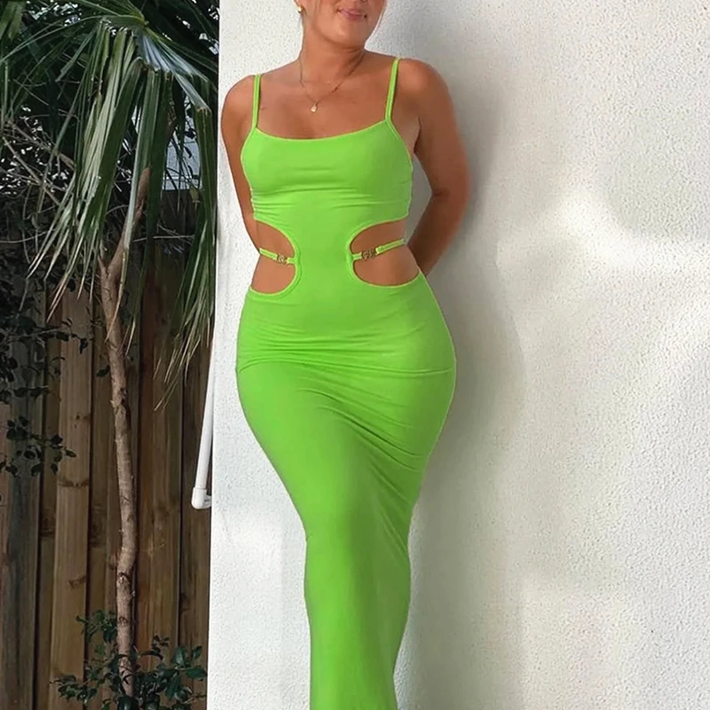 Musuos Summer Sexy Club Maxi Vestidos Ladies Cutout Tie-up Backless Spaghetti Straps Bodycon Dress Women Evening Party Clothes
Musuos Summer Sexy Club Maxi Vestidos Ladies Cutout Tie-up Backless Spaghetti Straps Bodycon Dress Women Evening Party Clothes