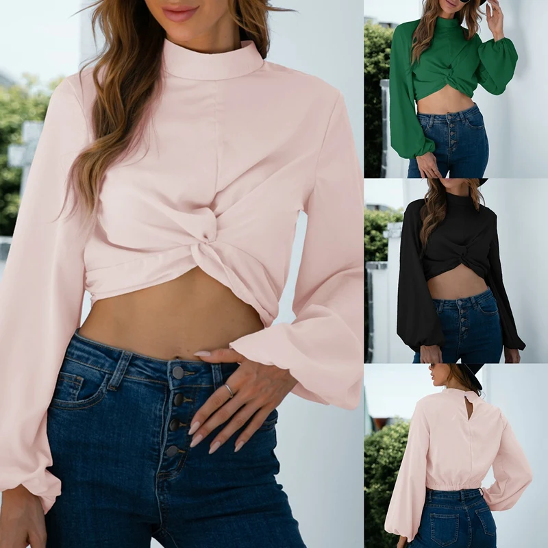 Autumn Casual Solid O-Neck Lantern Sleeve Long T-Shirt Hollow Out Pullover Loose Straight Tops
Autumn Casual Solid O-Neck Lantern Sleeve Long T-Shirt Hollow Out Pullover Loose Straight Tops