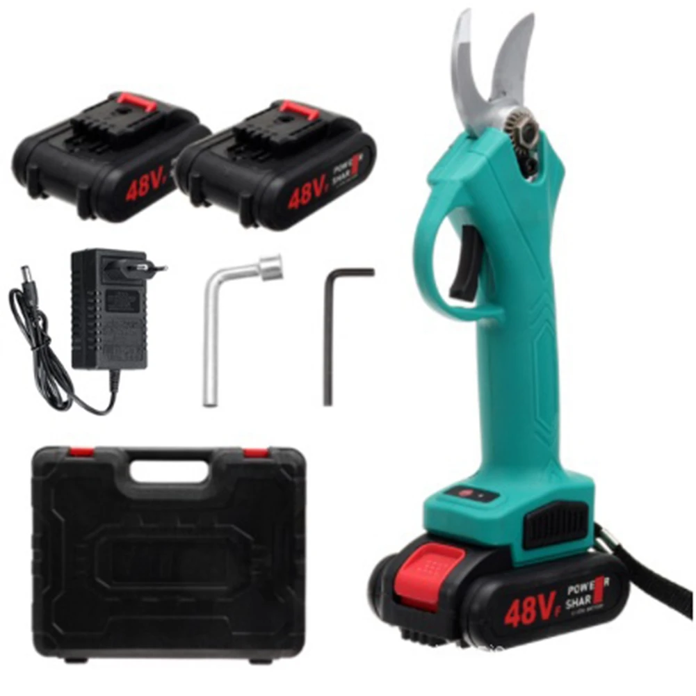 Cordless Pruner Lithium-Ion Pruning Shear Efficient Fruit Tree Bonsai Pruning Electric Tree Branches Cutter EU Plug
Cordless Pruner Lithium-Ion Pruning Shear Efficient Fruit Tree Bonsai Pruning Electric Tree Branches Cutter EU Plug