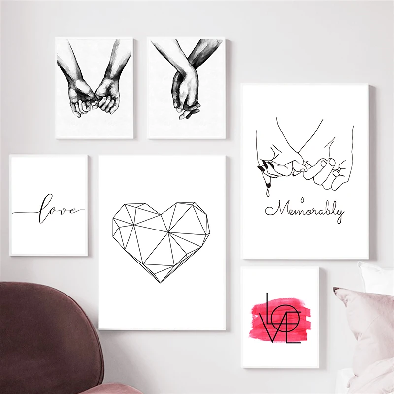 Modern Fashion Black and White Picture Wall Art Canvas Painting Abstract Figure Love Home Decor Poster and Print for Living Room
Modern Fashion Black and White Picture Wall Art Canvas Painting Abstract Figure Love Home Decor Poster and Print for Living Room