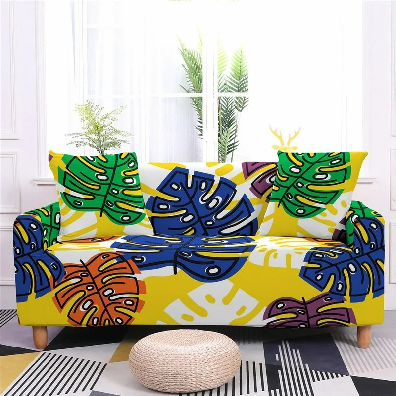 Leaves Printing Elastic Sofa Cover Anti-fouling L Shape Sofa Chaise Cover Lounge 1/2/3/4 Seat Corner Couch Cushion Covers
Leaves Printing Elastic Sofa Cover Anti-fouling L Shape Sofa Chaise Cover Lounge 1/2/3/4 Seat Corner Couch Cushion Covers