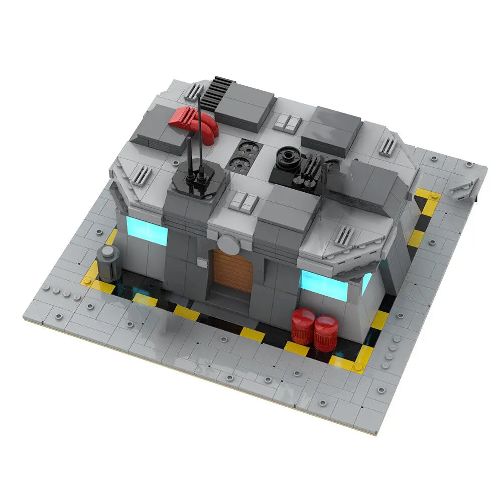 Базовая модель бункера из фильма масштаб Minifig 695 шт. набор строительных игрушек MOC
