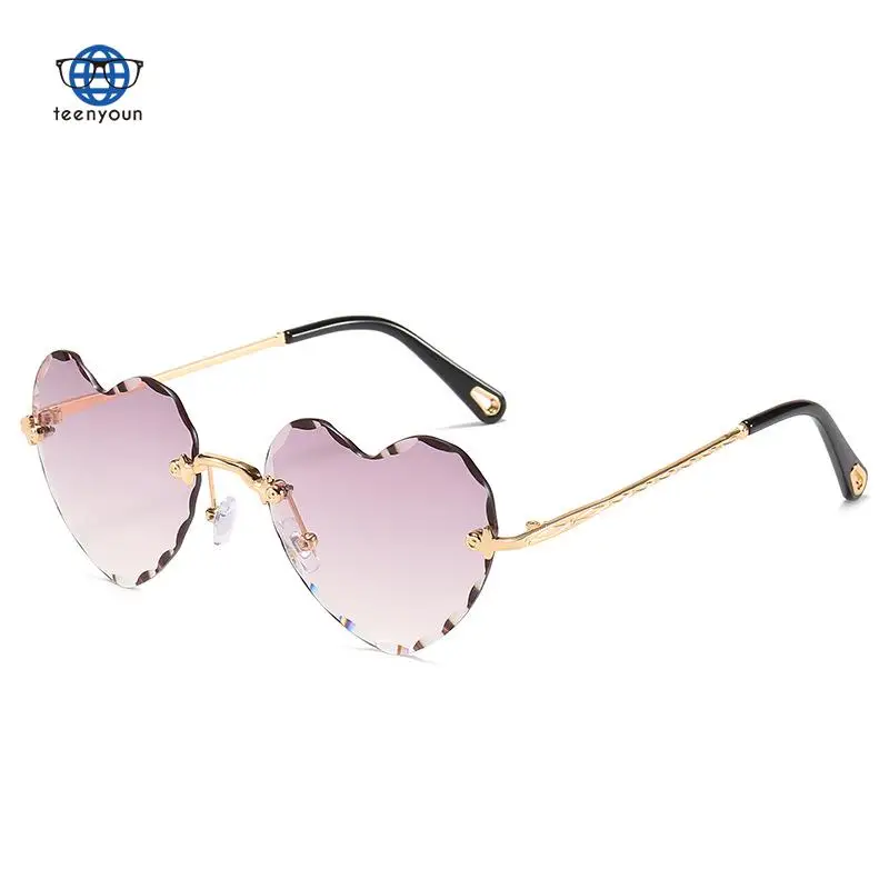 Teenyoun New Rimless Sunglasses, Luxury Brand Trends, Punk Street Photos, Heart-shaped, Love Sunglasses, Women
Teenyoun New Rimless Sunglasses, Luxury Brand Trends, Punk Street Photos, Heart-shaped, Love Sunglasses, Women