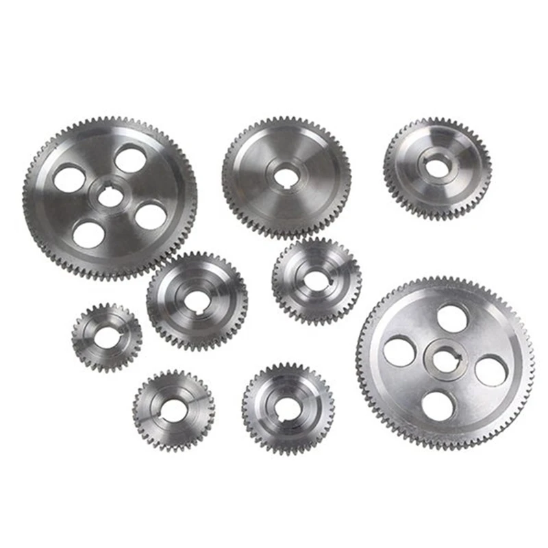 Metal Lathe Gears, Precise Mini Lathe Replacement Gears Including Box Gear Set, Belt Gear For C2 Mini Lathes
Metal Lathe Gears, Precise Mini Lathe Replacement Gears Including Box Gear Set, Belt Gear For C2 Mini Lathes