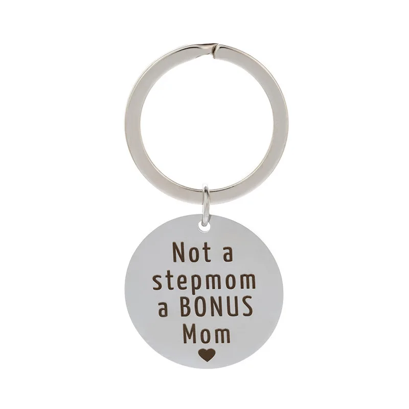 Mother's Day Keychain Woman Round Key Chain Women Letter Not A Stepmom A BONUS Mom Key Ring Chain for Pants Jewelry Llaveros
Mother's Day Keychain Woman Round Key Chain Women Letter Not A Stepmom A BONUS Mom Key Ring Chain for Pants Jewelry Llaveros