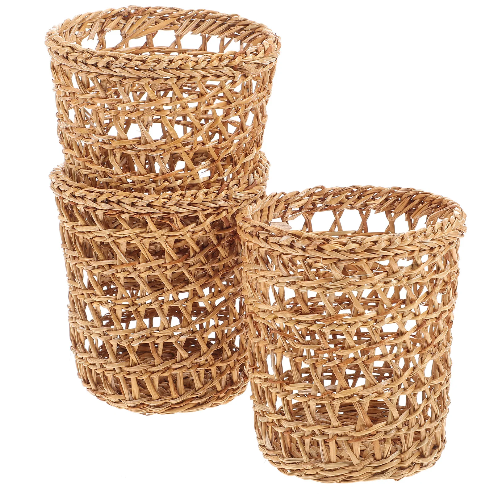 3 Pcs Woven Retro Teacup Set Hollowed Woven Hampers Bottle Protective Bottles Vase Sleeves Heat Insulation Straw
3 Pcs Woven Retro Teacup Set Hollowed Woven Hampers Bottle Protective Bottles Vase Sleeves Heat Insulation Straw