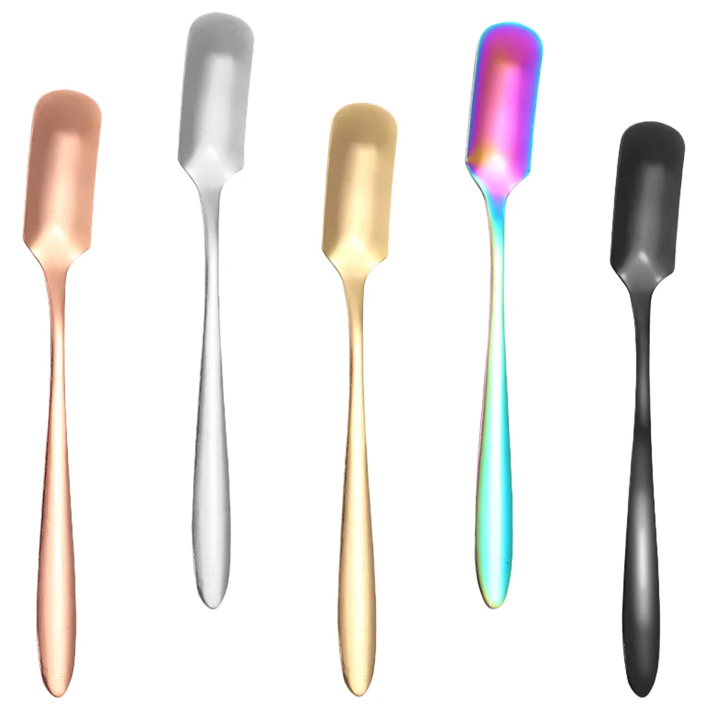 5 Pcs Coffee Dessert Spoon Tea Long Handle Mixing Spoons Silverware Stainless Steel Appetizer Cake
5 Pcs Coffee Dessert Spoon Tea Long Handle Mixing Spoons Silverware Stainless Steel Appetizer Cake