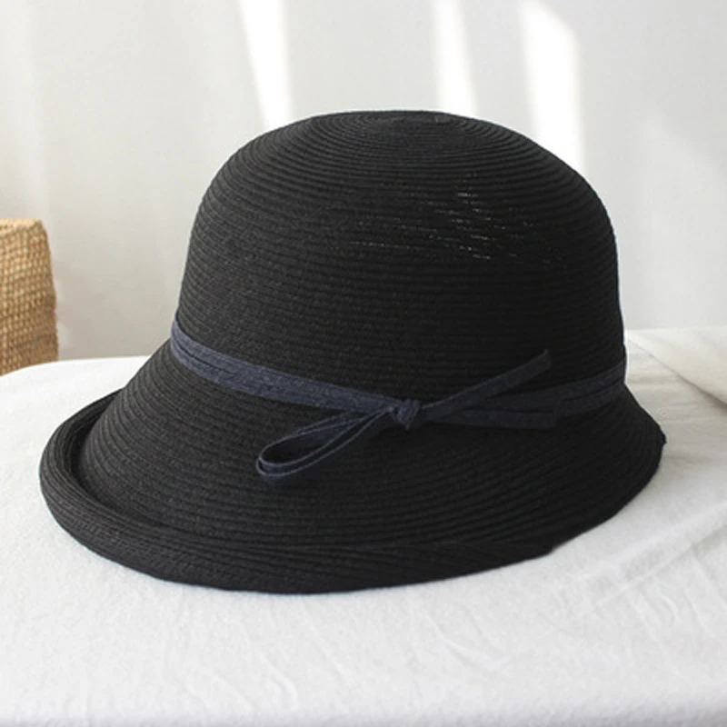 Hepburn Style Straw Hat Women Age Reduction Face Small Curly Edge SunHat Female Summer Beach Hat Japan Holiday Party Cap UPF50+
Hepburn Style Straw Hat Women Age Reduction Face Small Curly Edge SunHat Female Summer Beach Hat Japan Holiday Party Cap UPF50+