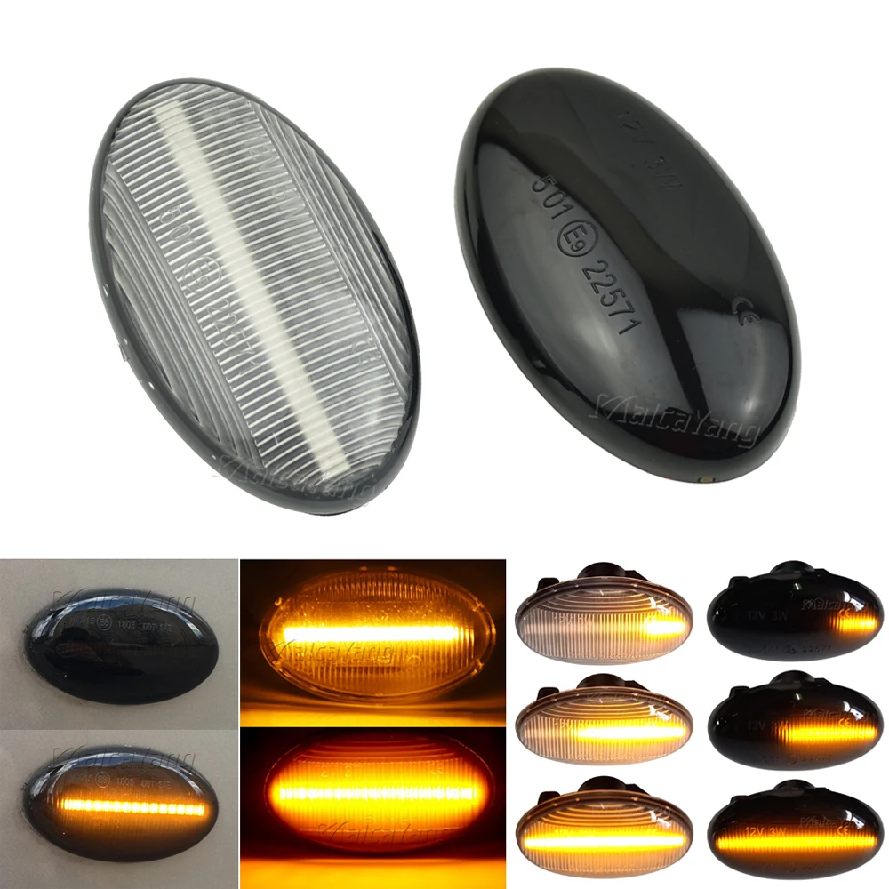 2x Dynamic LED Turn Signal Lights Side Marker Car Accessories For Mercedes Benz Smart W450 W452 A-Class W168 Vito W639 W447
2x Dynamic LED Turn Signal Lights Side Marker Car Accessories For Mercedes Benz Smart W450 W452 A-Class W168 Vito W639 W447
