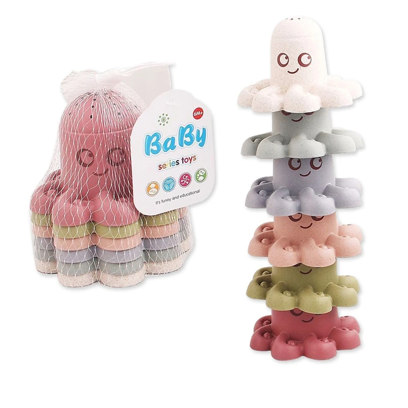 Y3NF Bath Stacking Cup Gift for Boy Girl Cartoon Lovely Octopus Educational Stacking
Y3NF Bath Stacking Cup Gift for Boy Girl Cartoon Lovely Octopus Educational Stacking