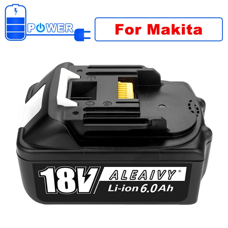 Power 18V Makita Battery 6A BL1860 Latest Upgraded Rechargeable Li-ion Battery for Makita BL1840 BL1850 BL1830 BL1860B LXT400
Power 18V Makita Battery 6A BL1860 Latest Upgraded Rechargeable Li-ion Battery for Makita BL1840 BL1850 BL1830 BL1860B LXT400