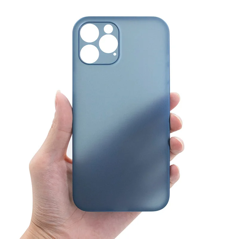 Ультратонкий полипропиленовый чехол для iPhone 13 12 Mini 11 Pro Max X XR XS матовый SE 2 7 8 6s Plus