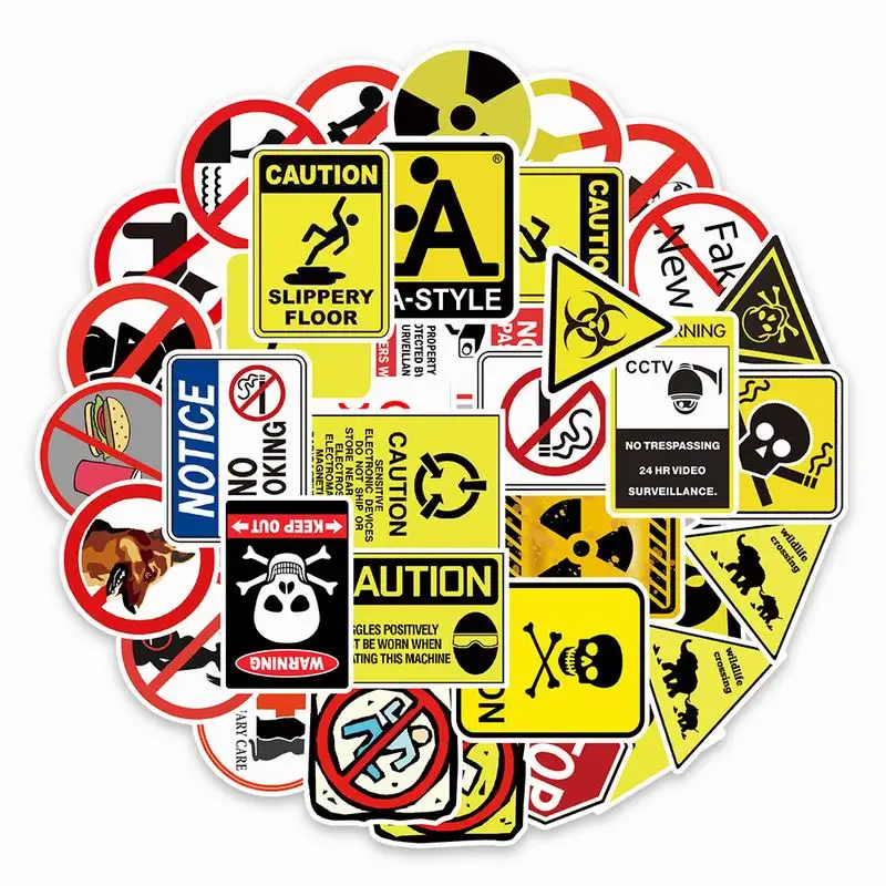 50pcs Car Personality Sticker Prohibit Danger Suitcase New Theme Graffiti Stickers Auto Motorcycle Body Graffiti Sticker
50pcs Car Personality Sticker Prohibit Danger Suitcase New Theme Graffiti Stickers Auto Motorcycle Body Graffiti Sticker