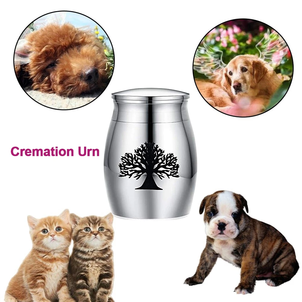 

Mouse Container Cremation Urn Casket Cat Birds For Pets No Deformation Dog Funeral Mini Small Stainless Steel Human Ashes