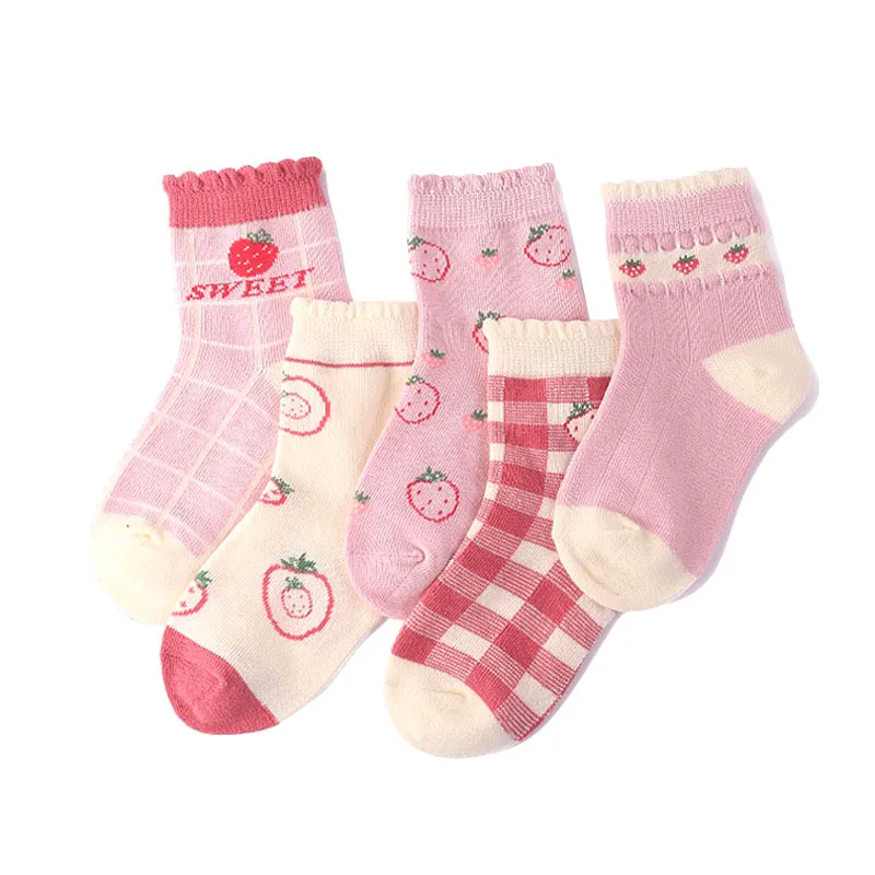 Cotton Kids Socks Baby Girls Boys Sock Cute Floral Strawberry Pattern For Children
Cotton Kids Socks Baby Girls Boys Sock Cute Floral Strawberry Pattern For Children