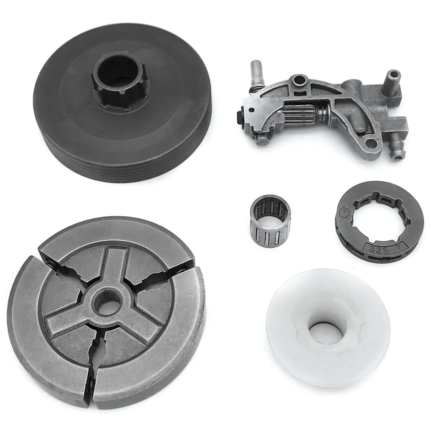 Clutch Sprocket Rim Drum for Chinese 4500 5200 5800 45Cc 52Cc 58Cc Oil Pump Worm Gear Bearing Kit Chainsaw
Clutch Sprocket Rim Drum for Chinese 4500 5200 5800 45Cc 52Cc 58Cc Oil Pump Worm Gear Bearing Kit Chainsaw