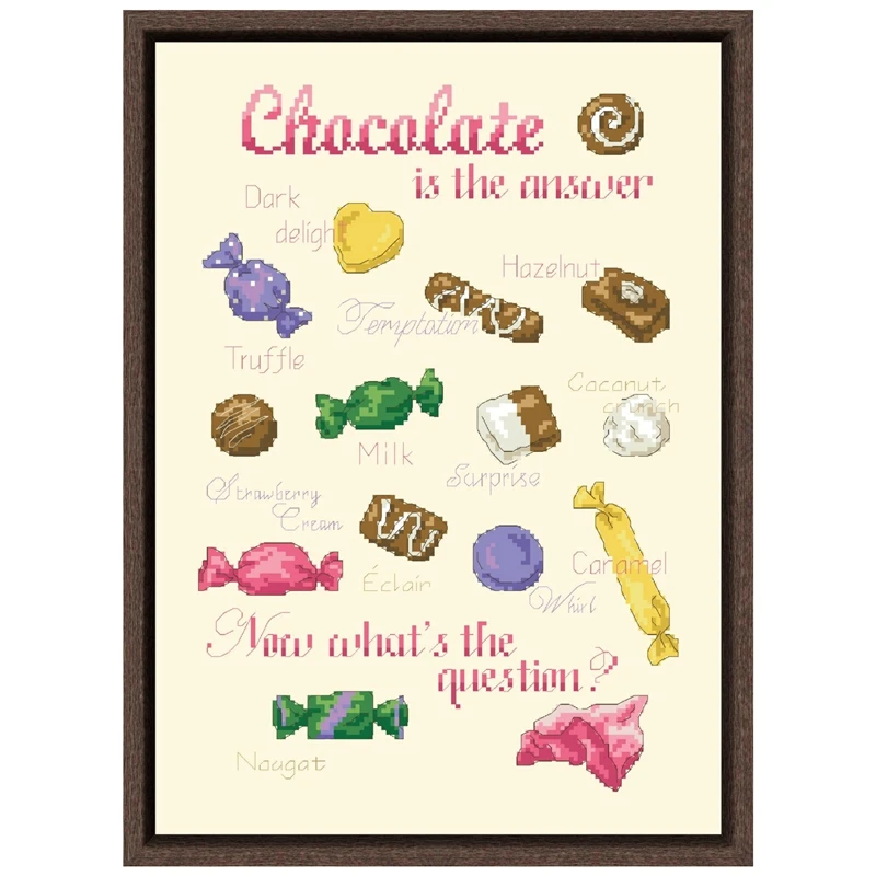 Набор для вышивания крестиком Chocolate is the Take, дизайн с узором слов, 18 карат, 14 карат, 11 карат светильник-желтый холст для вышивки крестиком, руко...
Набор для вышивания крестиком Chocolate is the Take, дизайн с узором слов, 18 карат, 14 карат, 11 карат светильник-желтый холст для вышивки крестиком, руко...