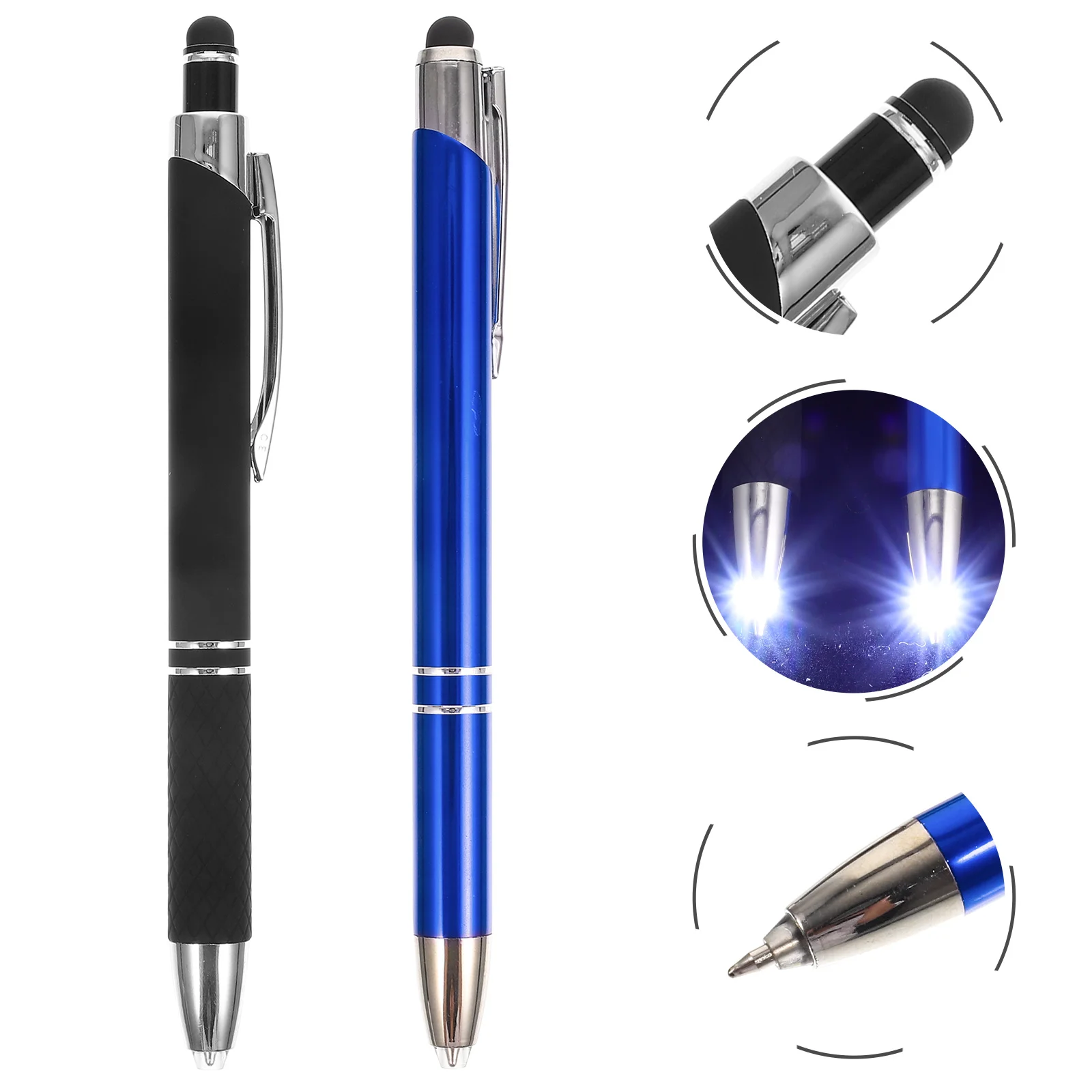 

Pen Pens Ballpoint Led Lighted Light Writing Touchscreen Ink Tip Up Stylus Devices Sign The Tablet Handwriting Dark Metal Nurses