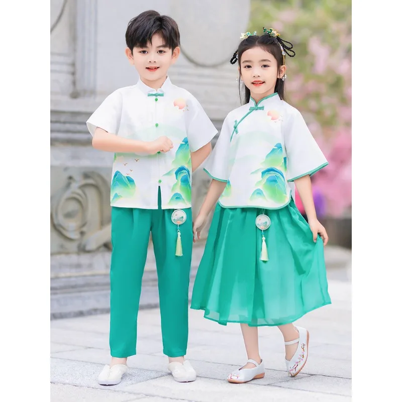 9 Color Autumn Chinese Style Tang Suit Boys Girls Kawaii Children's Performance Clothing Wu Tang Performance Clothing
9 Color Autumn Chinese Style Tang Suit Boys Girls Kawaii Children's Performance Clothing Wu Tang Performance Clothing