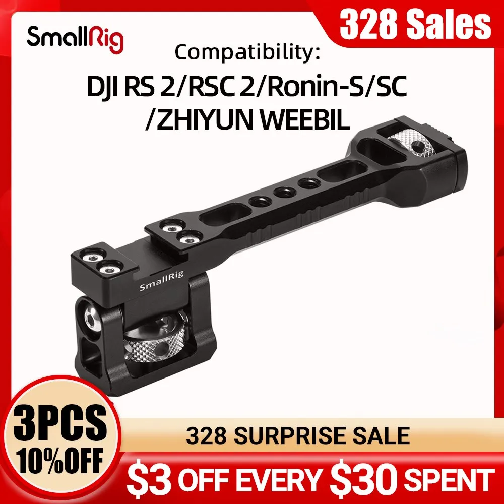 SmallRig Ronin SC Adjustable Monitor Mount for DJI Ronin-S for Ronin-SC / for Zhiyun Crane 3 / Weebill Lab Weebill S Gimbal 2386
SmallRig Ronin SC Adjustable Monitor Mount for DJI Ronin-S for Ronin-SC / for Zhiyun Crane 3 / Weebill Lab Weebill S Gimbal 2386