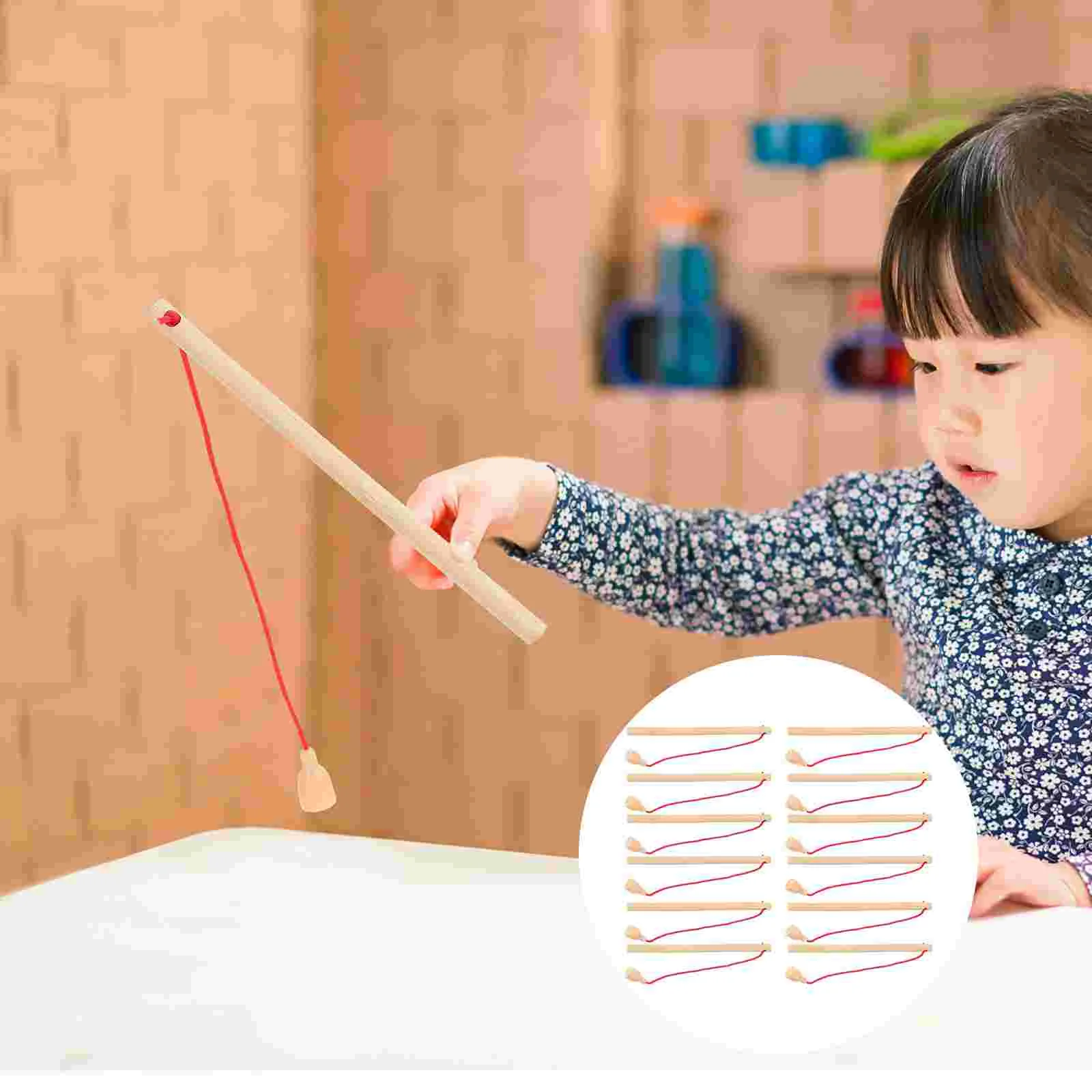 Wooden Fishing Rod Educational Pole Interesting Toy Game Funny Catching Kindergarten Kids Rods
Wooden Fishing Rod Educational Pole Interesting Toy Game Funny Catching Kindergarten Kids Rods