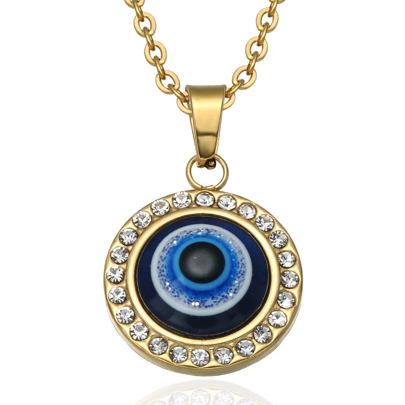 Stainless Steel Evil Eye Necklace For Women Gold Color Metal Devil Eye Pendant Necklaces Choker Bohemian Vintage Jewelry
Stainless Steel Evil Eye Necklace For Women Gold Color Metal Devil Eye Pendant Necklaces Choker Bohemian Vintage Jewelry