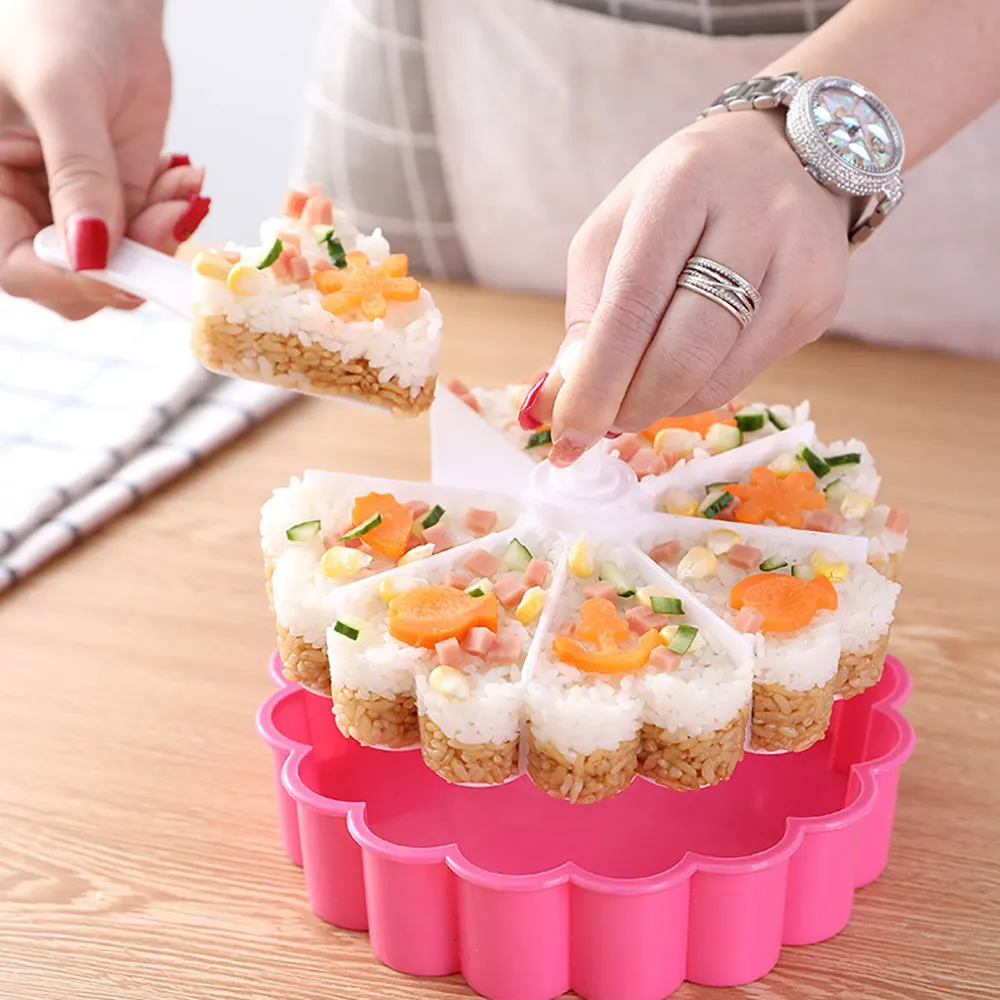 Cake Pan Set Sushi Mold Food Grad PP Material Triangle Cakes Mould Muffin Baking Fondant Rice Ball Kitchen Sushi Mold Tools 
Cake Pan Set Sushi Mold Food Grad PP Material Triangle Cakes Mould Muffin Baking Fondant Rice Ball Kitchen Sushi Mold Tools