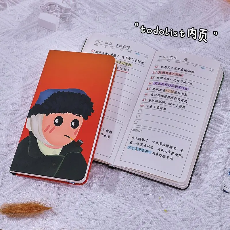 Notebook A6 Notebook Hand in hand with account todolist Student Self-discipline Program punch in diary
Notebook A6 Notebook Hand in hand with account todolist Student Self-discipline Program punch in diary
