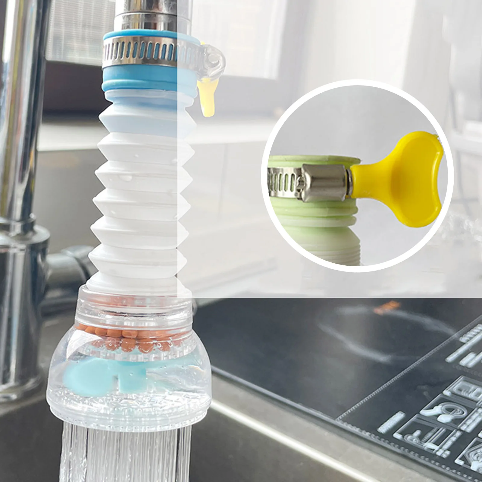 Water Filter Faucet Bathroom Filter Universal 360 Rotation For Sink Faucet Extender Kitchen Water Saving 3.2x1.75x0.7inch
Water Filter Faucet Bathroom Filter Universal 360 Rotation For Sink Faucet Extender Kitchen Water Saving 3.2x1.75x0.7inch