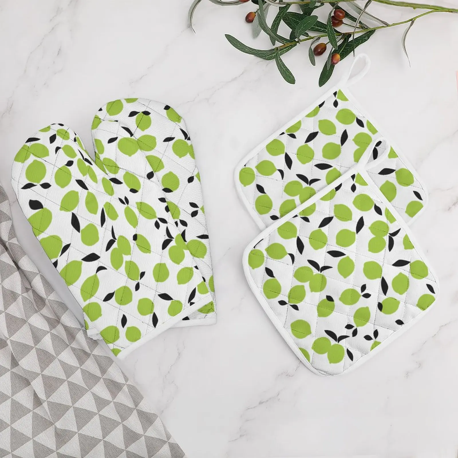Lemon-green-transparent-repeat Oven Mitts and Pot Holders Heat Resistant Oven Gloves for Kitchen Safe Cooking Baking Grilling
Lemon-green-transparent-repeat Oven Mitts and Pot Holders Heat Resistant Oven Gloves for Kitchen Safe Cooking Baking Grilling
