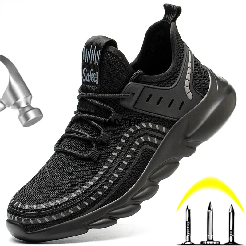 New Safety Boots Work Shoes Male Steel Toe Shoes Boots Men Puncture-Proof Work Sneakers Indestructible Safety Shoes Dropshipping
New Safety Boots Work Shoes Male Steel Toe Shoes Boots Men Puncture-Proof Work Sneakers Indestructible Safety Shoes Dropshipping