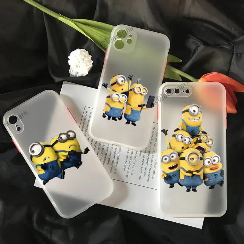 Cartoon-Cute-M-Minions-Movie Phone Case For IPhone 12 11 Pro Max Xs Xr X 8 7 Plus White Matter Translucent Cover Funda
Cartoon-Cute-M-Minions-Movie Phone Case For IPhone 12 11 Pro Max Xs Xr X 8 7 Plus White Matter Translucent Cover Funda