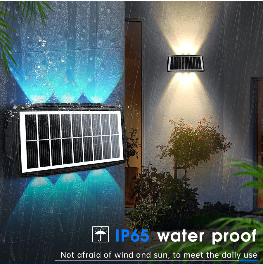 Outdoor Solar LED Light Lighting IP65 Waterproof Wall Lights Country House Fence Corridor Garden Decoration Lamp High Quality
Outdoor Solar LED Light Lighting IP65 Waterproof Wall Lights Country House Fence Corridor Garden Decoration Lamp High Quality