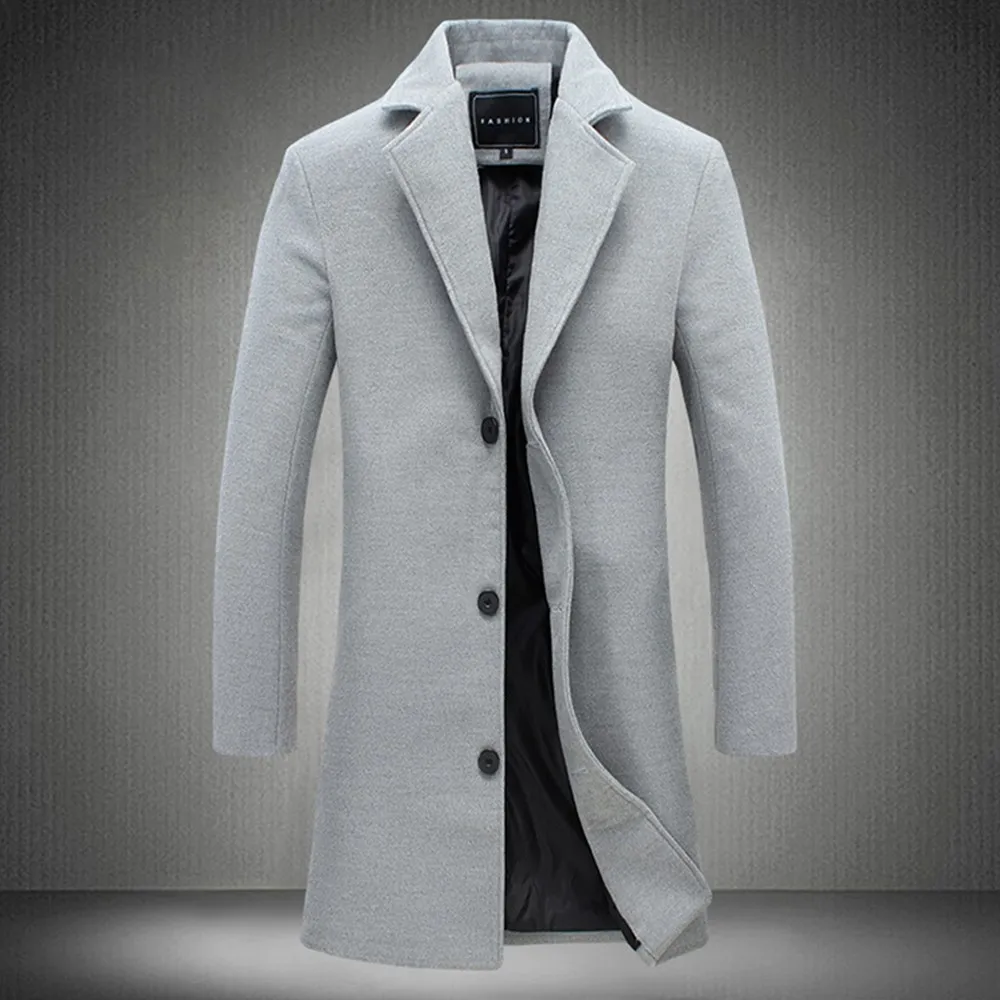 Kit New Set Coat Long Men Men Single Breasted Warm Warm Outwear Breasted Coat Overcoat Jacket Outwear Overcoat
Kit New Set Coat Long Men Men Single Breasted Warm Warm Outwear Breasted Coat Overcoat Jacket Outwear Overcoat