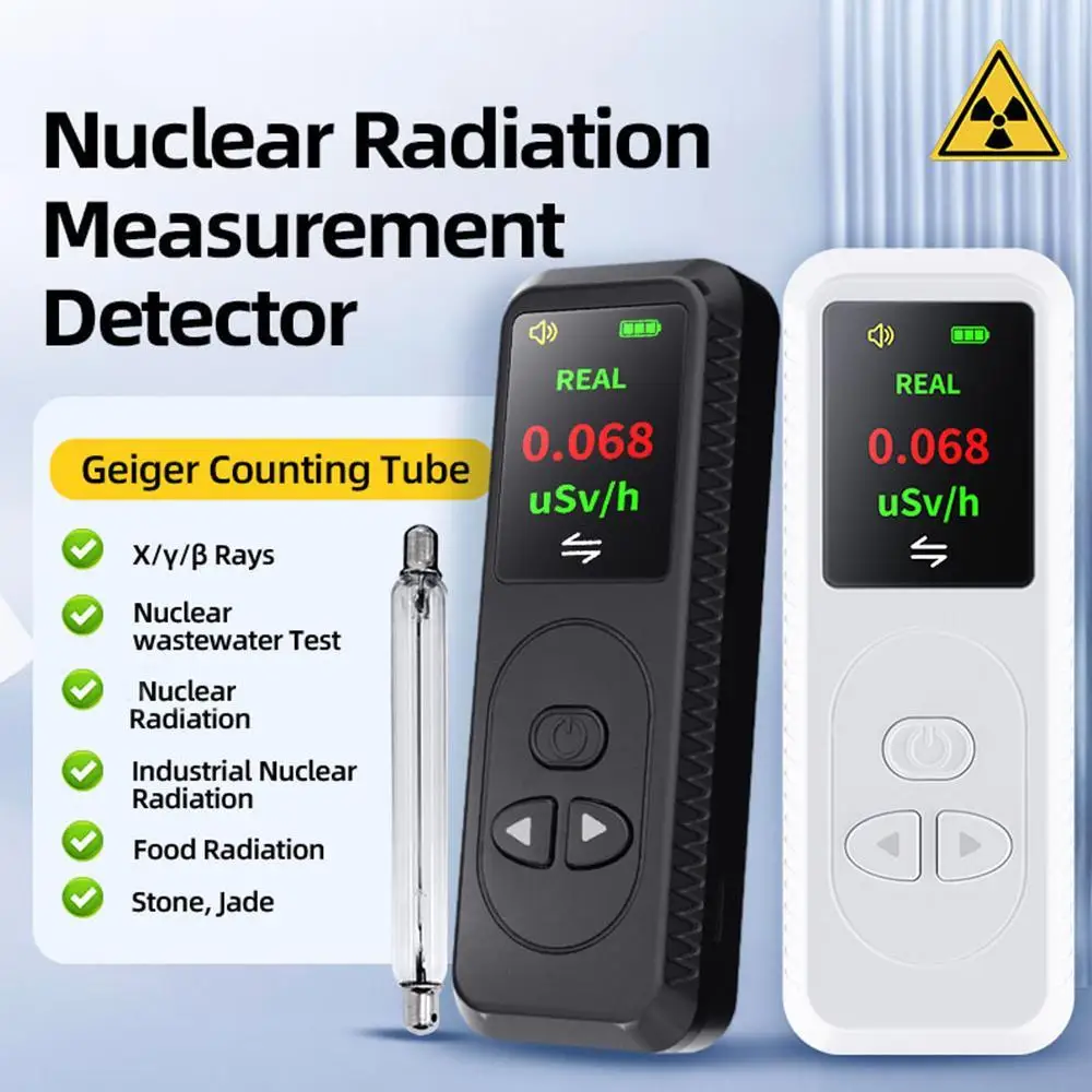 Geiger Counter Water Nuclear Radiation Β γ And X Ray Test Instruments LED Digital Display Beep Alarm USB Charging Teste
Geiger Counter Water Nuclear Radiation Β γ And X Ray Test Instruments LED Digital Display Beep Alarm USB Charging Teste