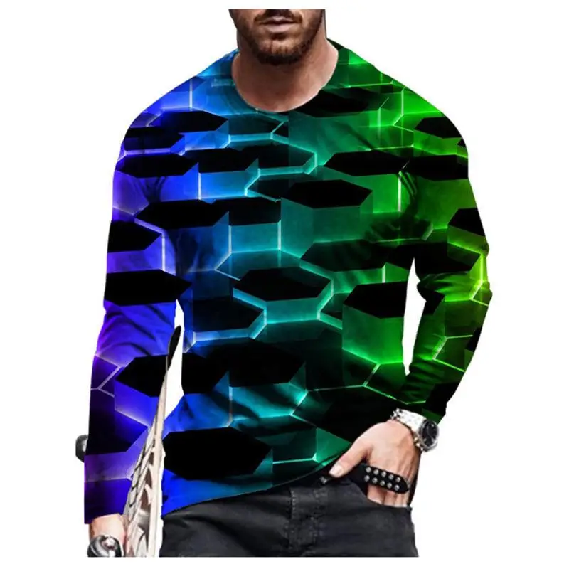 Vintage T-shirts 3D Printed Men's Long Sleeve T Shirt Street Trend Hip Hop Crew Neck Oversized Punk T Shirts Pullover Tops
Vintage T-shirts 3D Printed Men's Long Sleeve T Shirt Street Trend Hip Hop Crew Neck Oversized Punk T Shirts Pullover Tops