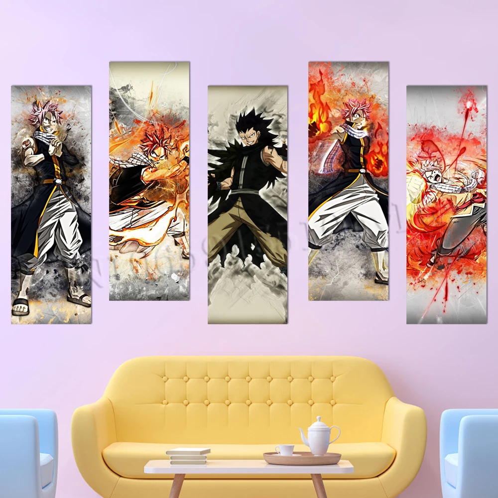Wallpaper PVC Painting Wall Art HD Printing Fairy Tail Poster Anime Home Decorative DIY Mural Living Room Self-adhesive Pictures
Wallpaper PVC Painting Wall Art HD Printing Fairy Tail Poster Anime Home Decorative DIY Mural Living Room Self-adhesive Pictures