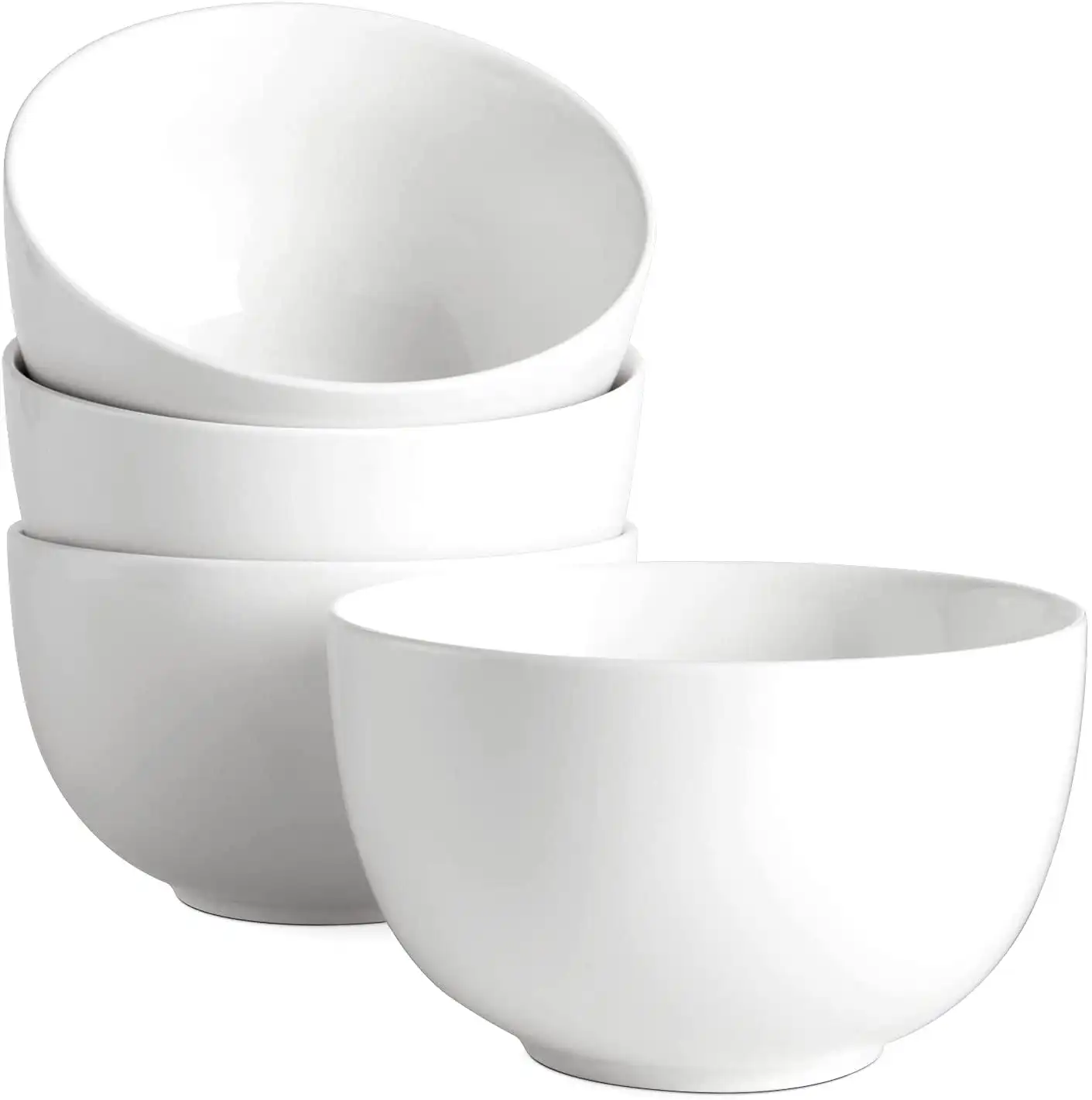Deep Soup Bowls, 30 Ounces White Cereal Bowl for Oatmeal, Ceramic Ramen Bowls for Noodle, Porcelain Bowls Set 4 for Kitchen, Dis
Deep Soup Bowls, 30 Ounces White Cereal Bowl for Oatmeal, Ceramic Ramen Bowls for Noodle, Porcelain Bowls Set 4 for Kitchen, Dis
