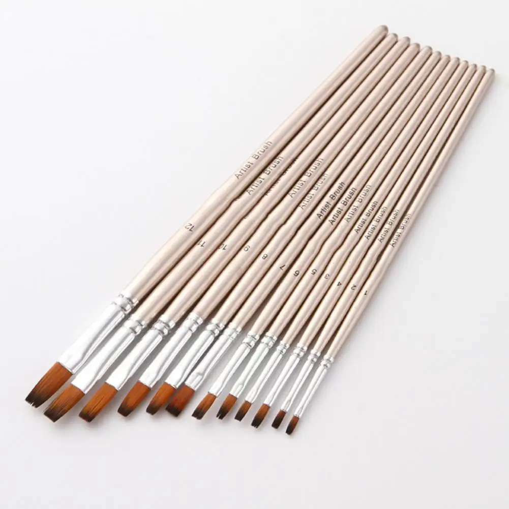 12Pcs Convenient Acrylic Painting Pens School Drawing Stationery Different Heads Watercolor Brushes Portable for Painter
12Pcs Convenient Acrylic Painting Pens School Drawing Stationery Different Heads Watercolor Brushes Portable for Painter