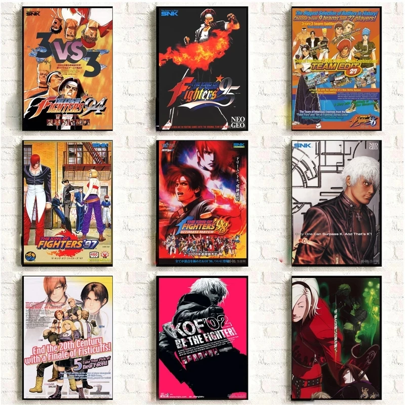 Home Decoration Modular Posters King of Fighters Pictures Wall Art Canvas Vintage Printed Paintings Living Room Modern Artwork
Home Decoration Modular Posters King of Fighters Pictures Wall Art Canvas Vintage Printed Paintings Living Room Modern Artwork